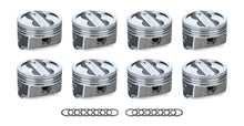 Load image into Gallery viewer, ICON PISTONS IC10011.030 SBC Dish FHR Piston Set 4.030 Bore -18cc
