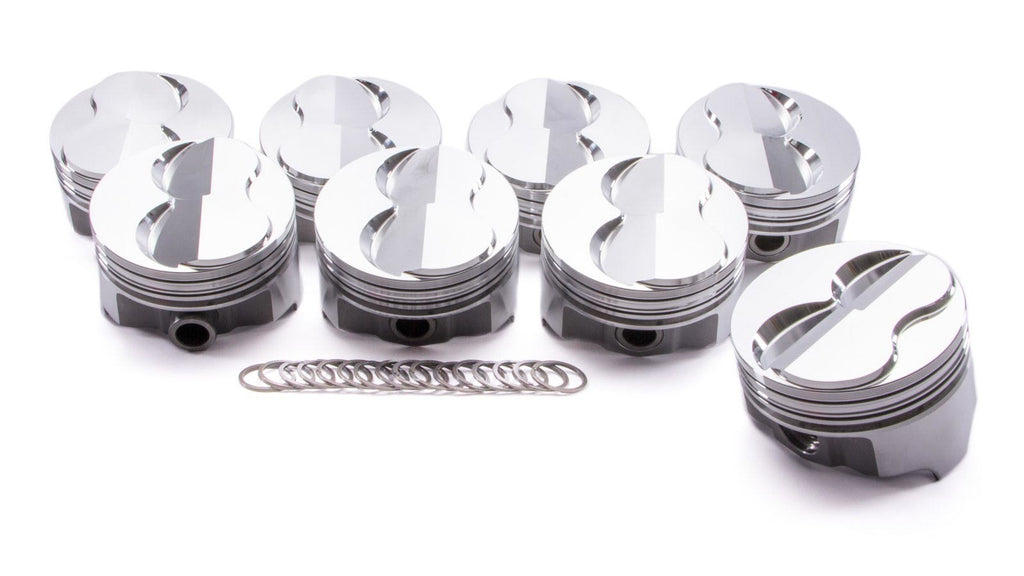 ICON PISTONS IC777.030 BBC Forged Domed Piston Set 4.280 Bore +18cc