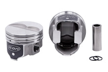 Load image into Gallery viewer, ICON PISTONS IC9953.030 BBM FHR Forged Piston Set 4.350 Bore -5.6cc