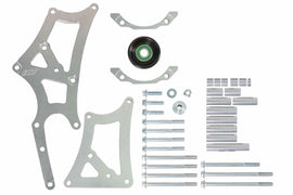 ICT BILLET 551127-3 ICT Billet Passenger Side High Mount Aluminum Air Conditioning Bracket for GM LS-Series with HT6 Compressor (Part #551127-3)
