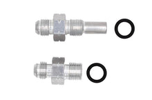 Load image into Gallery viewer, ICT BILLET 551191-LS01 ICT Billet 551191-LS01 Transmission Adapter Fitting, 6 AN Male to 9/16-18 in Male O-Ring, Aluminum, Clear Anodized for 4L80E/4L85 Transmission