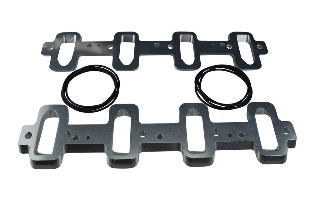 ICT BILLET 551317 ICT Billet LS Intake Head Adapter Kit for Rectangle to Cathedral Ports - Part Number 551317