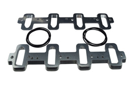 ICT BILLET 551317 ICT Billet LS Intake Head Adapter Kit for Rectangle to Cathedral Ports - Part Number 551317