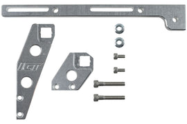 ICT BILLET 551446 ICT Billet LS1 Throttle Cable Bracket for Sheet Metal Intake - Manifold Mount, Aluminum, Natural Finish