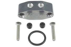 ICT BILLET 551533 ICT Billet LS Oil Cooler Adapter with Dual 1/8 NPT Ports