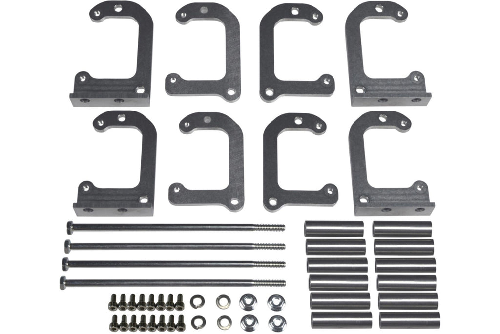 ICT BILLET 551562 LS Remote Mount Coil Rel ocation Brackets