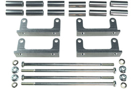 ICT BILLET 551579 ICT Billet LS LT Remote Coil Brackets with Coil Pack Hardware for GM LS-Series Engines Part #551579
