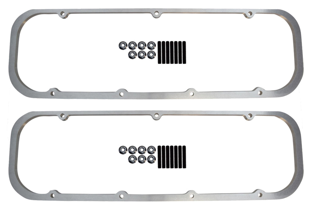 ICT BILLET 551640-3 ICT Billet BBC Valve Cover Spacer Pair - 3/8 Inch Tall Aluminum for Big Block Chevy