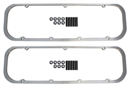 ICT BILLET 551640-3 ICT Billet BBC Valve Cover Spacer Pair - 3/8 Inch Tall Aluminum for Big Block Chevy