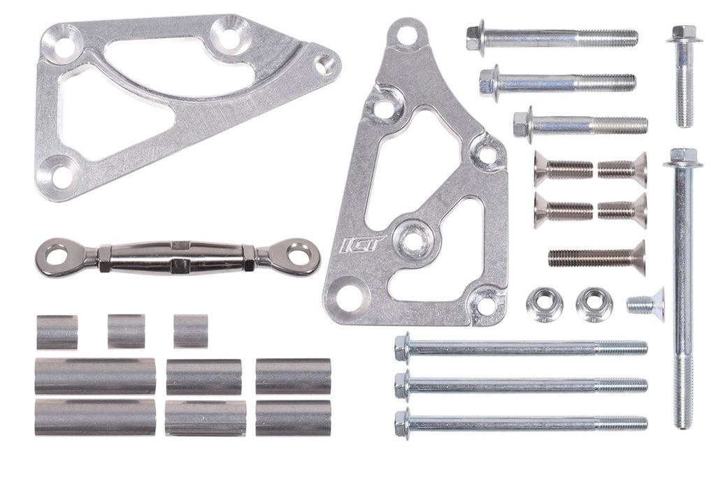 ICT BILLET 551799-3 LS Truck Passenger Alter nator Relocation Bracket