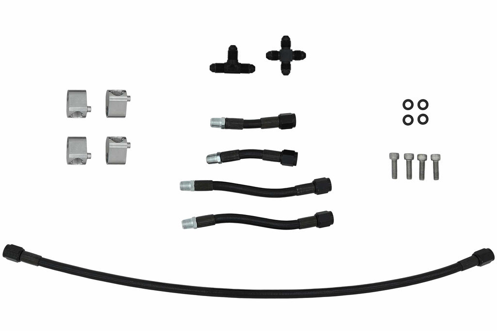 ICT BILLET 551837-LS01 ICT Billet LS Cylinder Head Coolant Steam 4 Port Crossover - High-Performance Engine Cooling Part