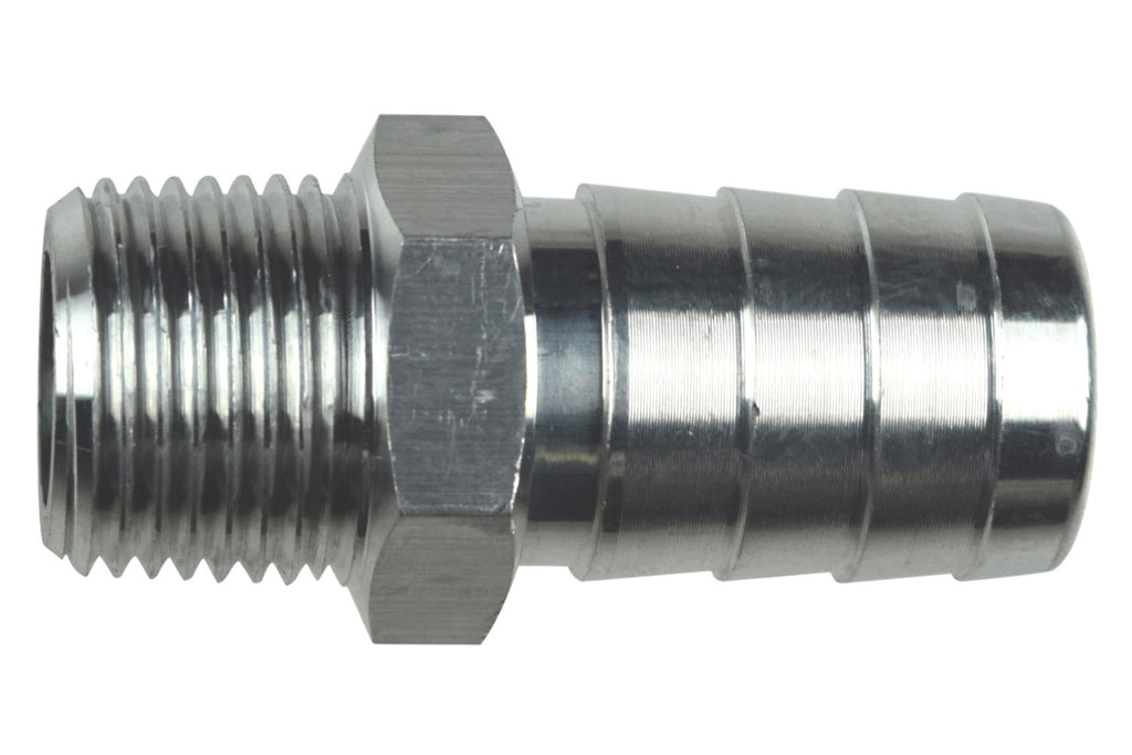 ICT BILLET AN840-10-06A Straight 3/8in NPT Pipe to 5/8in .625in Hose