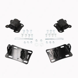 ICT BILLET EM-LS-2S10 GM S10 LS Swap Engine Mount Kit 82-05 LS1 LS3