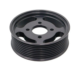 ICT BILLET PUL-SC8-390 ICT Billet 8 Rib Supercharger Pulley for Magnuson 2.3L — 3.90-inch Diameter, Aluminum Black Anodized
