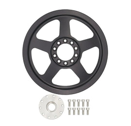 ICT BILLET PUL200-RB6-PS60 ICT Billet LS Power Steering Pump Pulley and Hub for Camaro PUL200-RB6-PS60