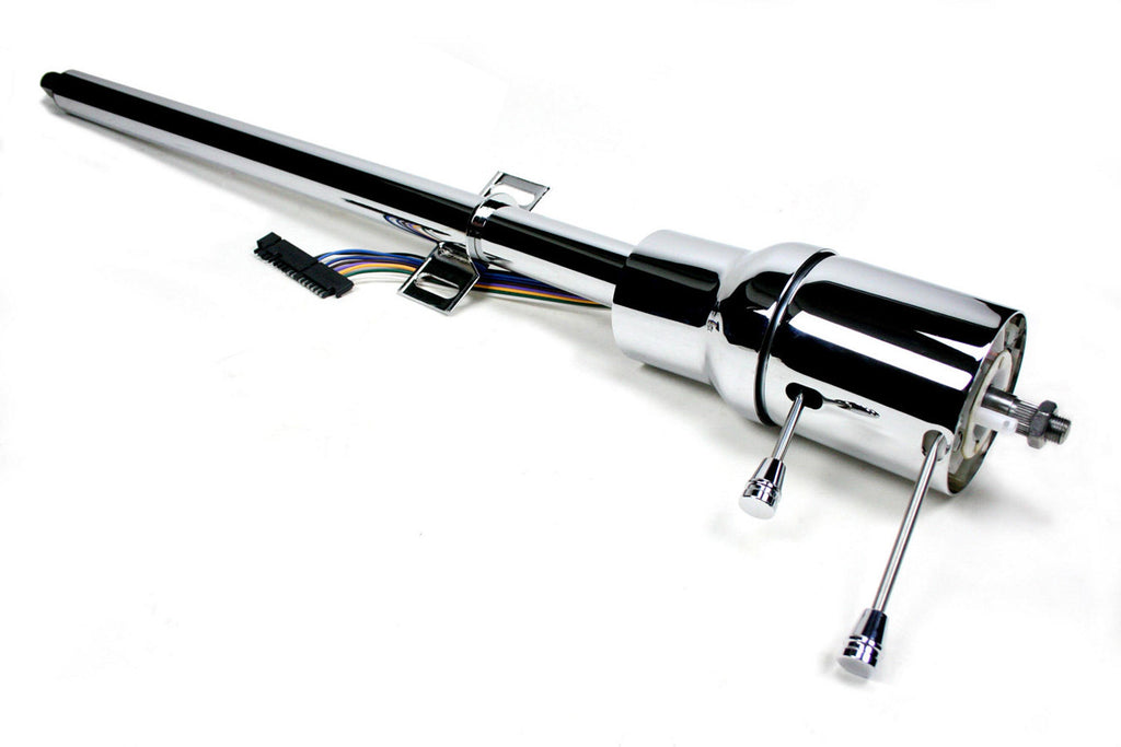 IDIDIT 1120700051 IDIDIT Steering Column Retrofit for 1968 Chevy Corvette with Tilt and Hazard/Turn Signal - Black Powder Coat