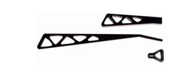 IDIDIT 2500310051 Billet Lever Kit Black Powder Coat Truss Style