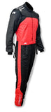IMPACT RACING 21411407 Suit Mini Racer 2.4 1pc Medium Blk/Red