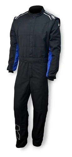 IMPACT RACING 23011606 Suit Axis 2.4 1pc X- Large  Black/Blue