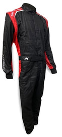 IMPACT RACING 24222307 Suit Racer 2.0  1pc Small  Black/Red