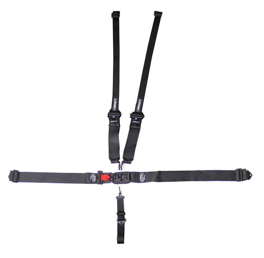 IMPACT RACING 51111231 5pt Harness L/L P/D Ind Hans Shld Fixed Left Lap