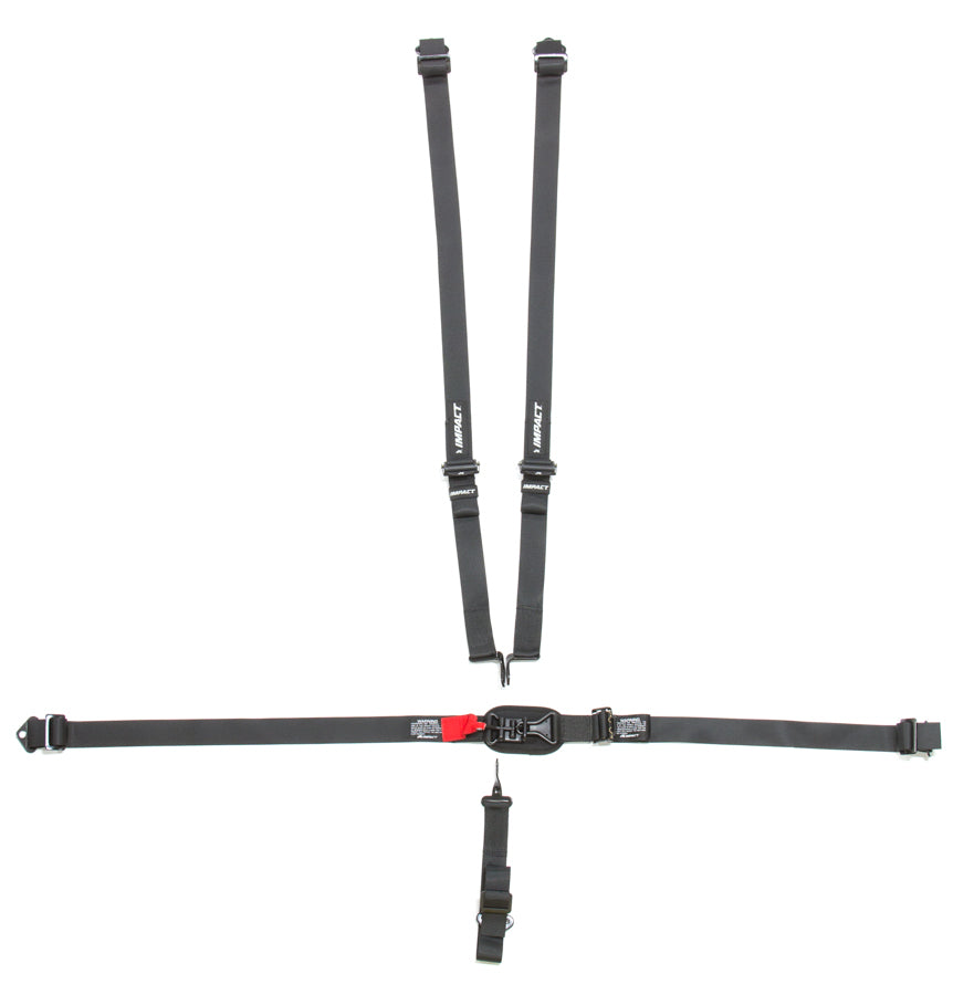 IMPACT RACING 51115222 5pt 2in Harness L/L P/D Ind Shld Fixed Right Lap