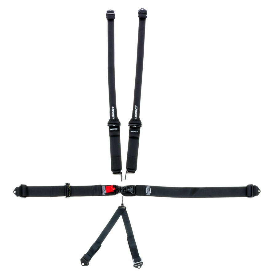 IMPACT RACING 52122326 6-PT Harness L&L Ind Shldr 3in to 2in Trans