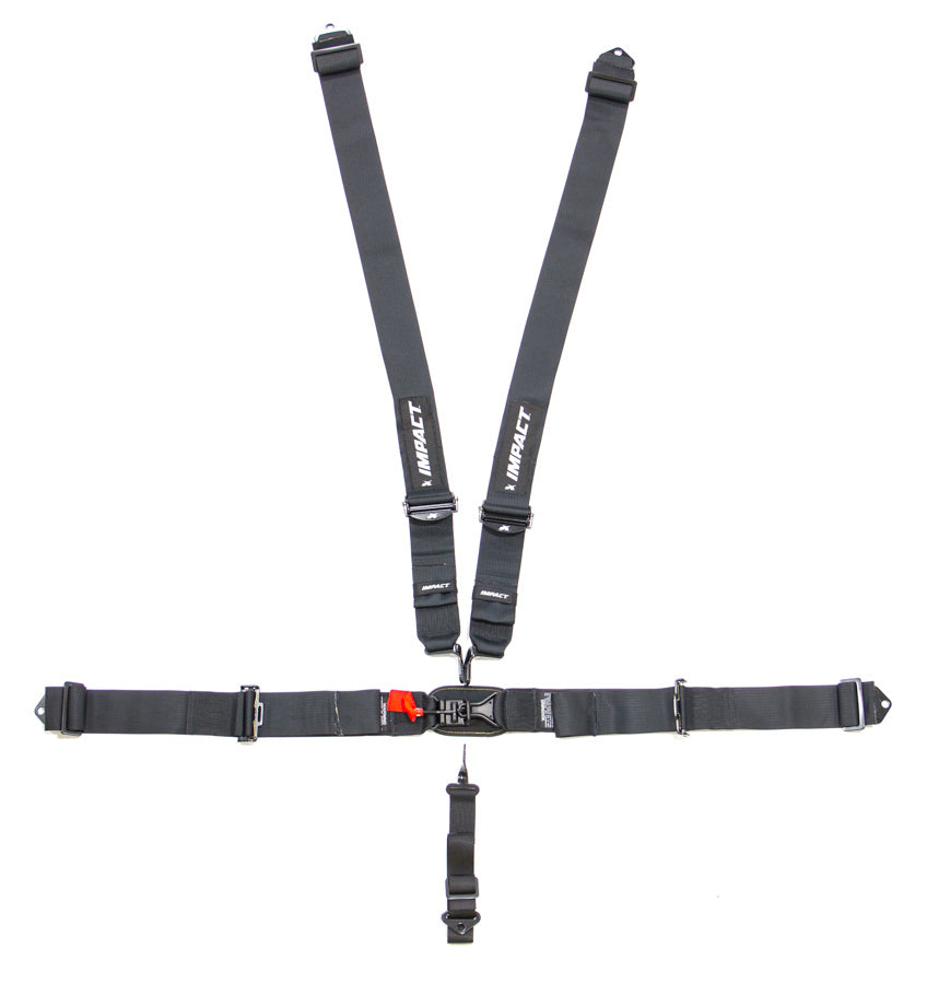 IMPACT RACING 54111111 5pt Harness L/L P/U Ind Shldr Dual Lap Adj.
