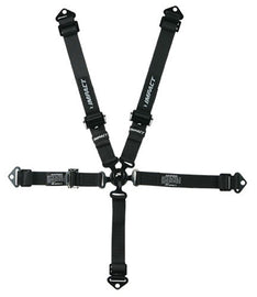 IMPACT RACING 58346651 Impact Racing Junior Racer Series 5-Point Camlock Harness with Pull-Up Adjustment - Black, Part #58346651