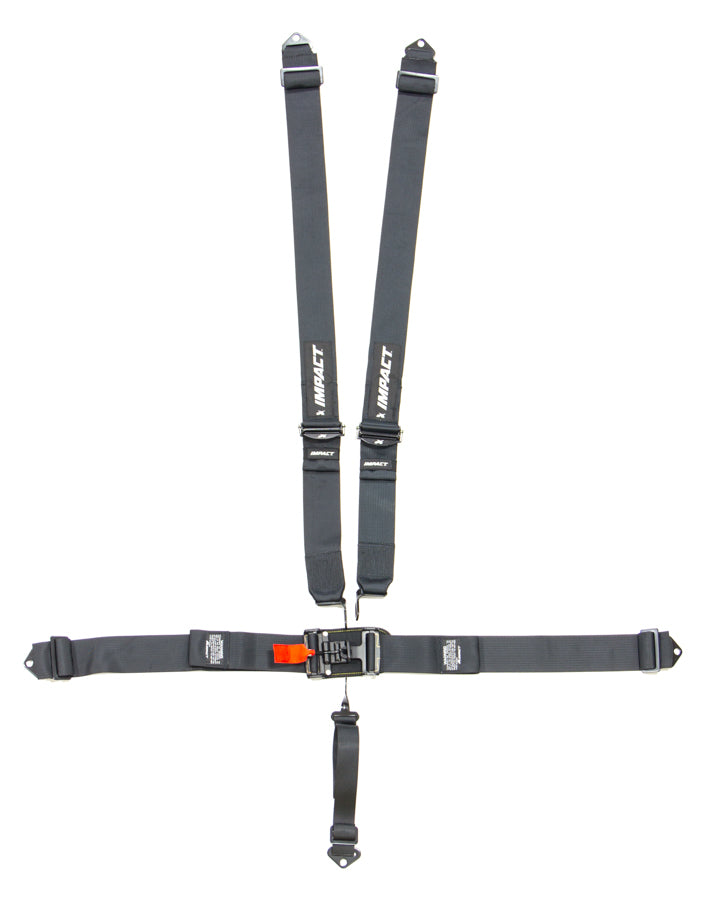 IMPACT RACING 59111111 5-PT Harness System Int L&L PD Ind