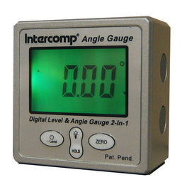 INTERCOMP 102144 Digital Angle Gauge w/Magnetic Base