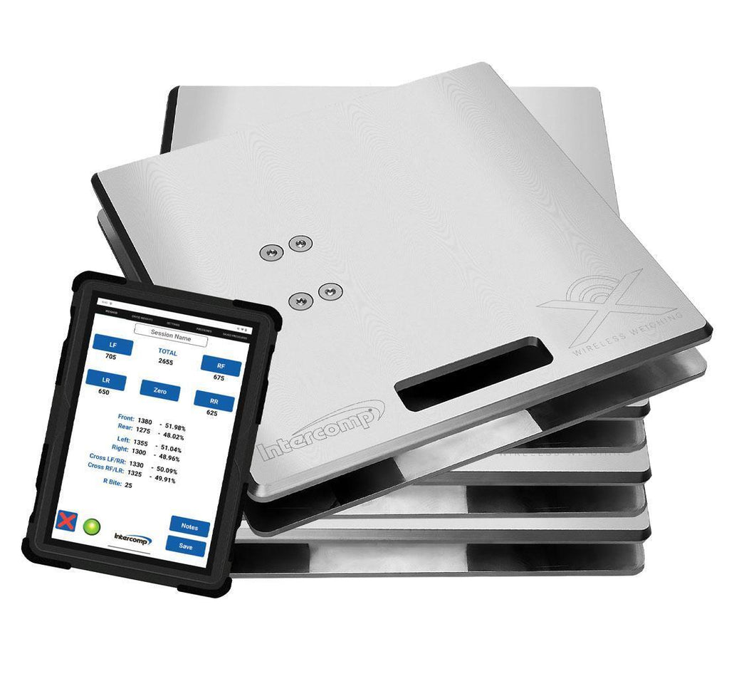 INTERCOMP 170333 Intercomp Scale System Wireless SW700 Expert Weigh XBT with 15-Inch Square Platform and 1500 lb Capacity