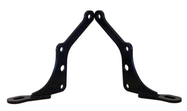 INTEGRA SHOCKS 100 361-1 INTEGRA SHOCKS Motor Mount Rear SBC 1in Offset (Pair) - Steel Black Powder Coat for Small Block Chevy