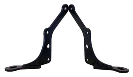 INTEGRA SHOCKS 100 361-2 INTEGRA SHOCKS Motor Mount Rear SBC 2in Offset Pair - Steel with Black Powder Coat