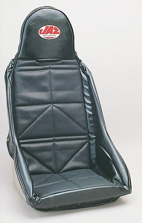 JAZ 150-301-01 Drag Race Seat Cover Black Vinyl