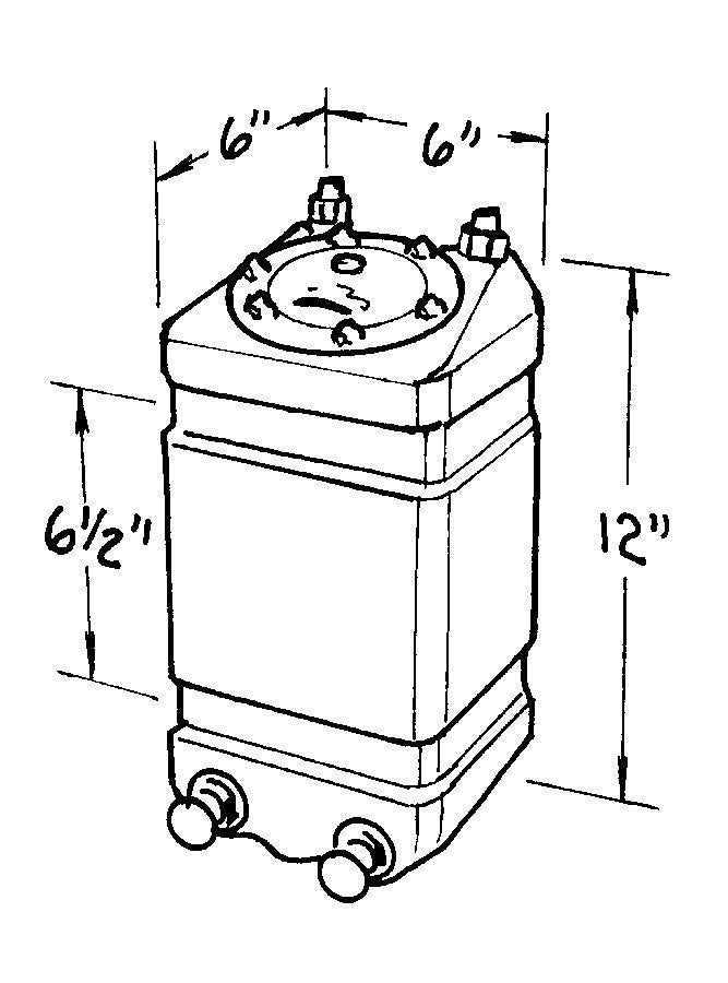 JAZ 220-001-01 1-Gallon Pro Drag Fuel Cell