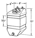 JAZ 220-303-01 3-Gallon Pro Drag Fuel Cell