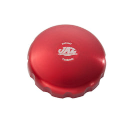 JAZ 340-452-06 2-5/8 Billet Twist Fuel Cap - Red Anodized