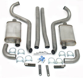 JBA PERFORMANCE EXHAUST 40-2650 Exhaust System w/Turndws - 67-70 Mustang