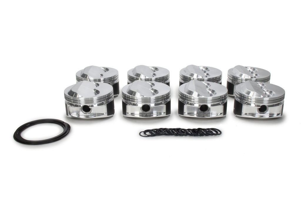 JE PISTONS 182062 JE Pistons 182062 SBC Domed Piston Set, 4.165-Inch Bore, +10.8cc