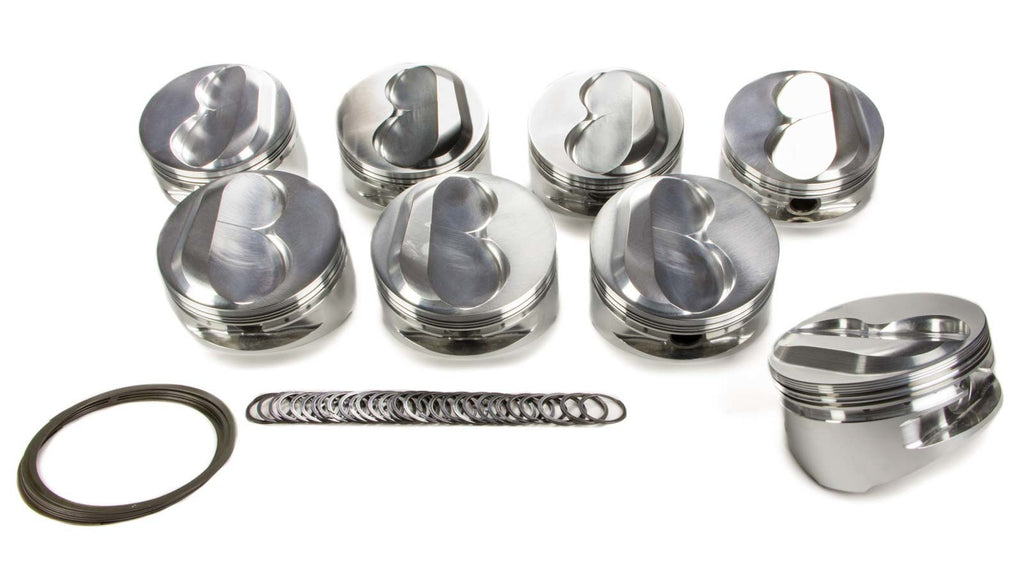 JE PISTONS 207513 SBC Domed Piston Set 4.185 Bore +10.9cc