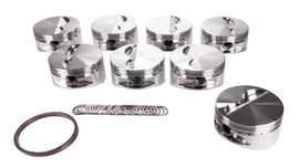 JE PISTONS 242886 SBC F/T piston Set 4.125 Bore -5.0cc