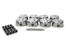 Load image into Gallery viewer, JE PISTONS 258028 SBC Flat Top Piston Set 4.030 Bore -5cc