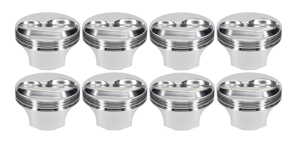 JE PISTONS 322564 JE Pistons SBC Dome Piston Set with 4.155 Inch Bore and +13.0cc for Small Block Chevy
