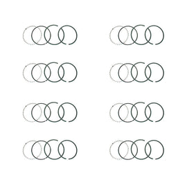 JE PISTONS J10008-4125-5 Piston Ring Set 4.125 Moly 1/16 1/16 3/16