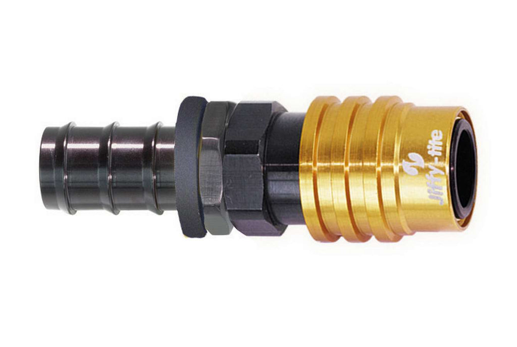 JIFFY-TITE 21504P Q/R #4 Str Male Socket Push to lock Hose Barb