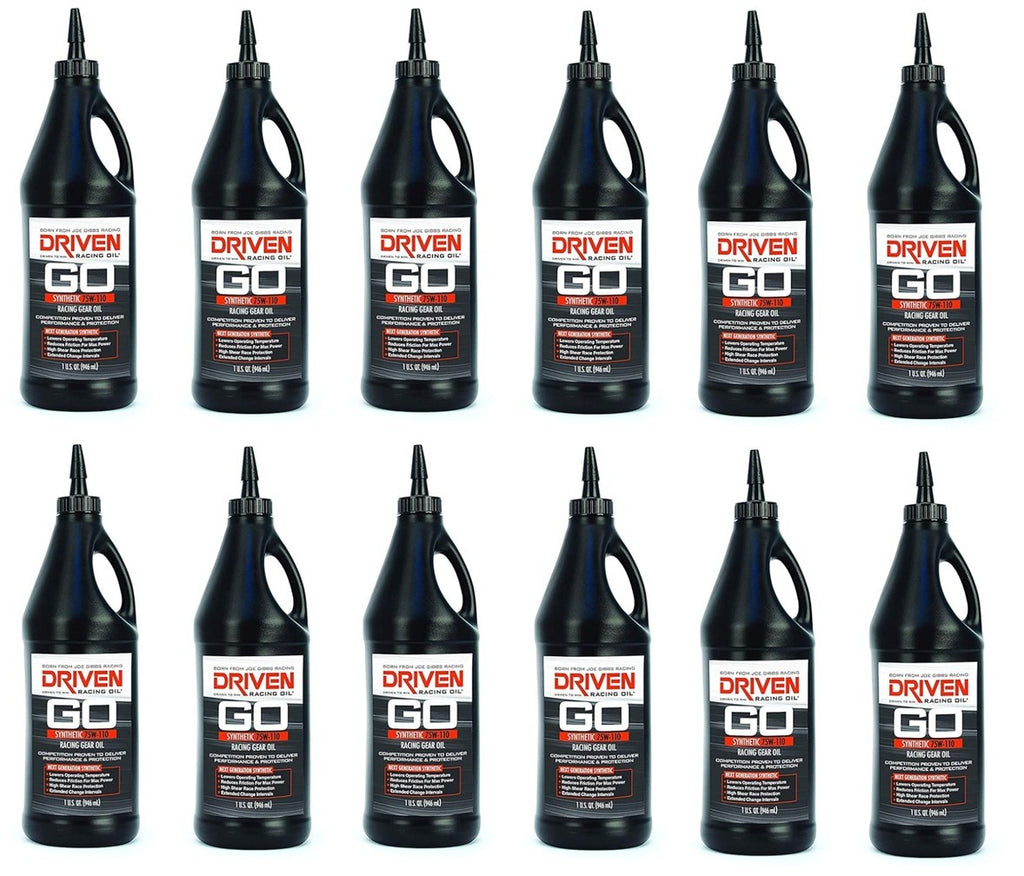 DRIVEN RACING OIL 00630-12 75W110 Synthetic Gear Oil Case 12 x 1 Quart