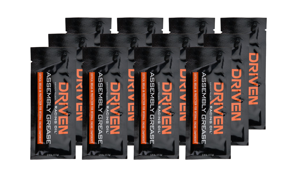 DRIVEN RACING OIL 00734-12 Assembly Grease  5/8oz. Packet Case 12x5/8oz