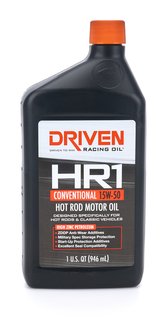 DRIVEN RACING OIL 02106 HR1 15w50 Petroleum Oil 1 Qt