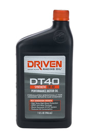 DRIVEN RACING OIL 02406 DT40 5w40 Synthetic Oil 1 Qt Bottle